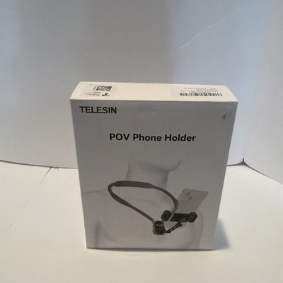 TELESIN POV Neck Mounted Selfie Phone Neck Holder clamp and go, Running/hiking