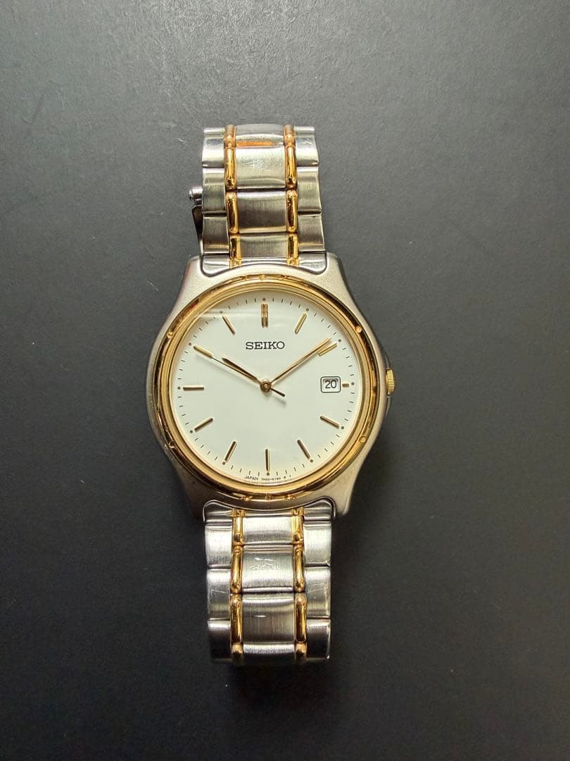 SEIKO Watch QUARTZ Siler/Gold