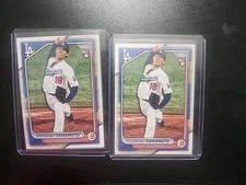 2024 Yoshinobu Yamamoto Bowman RCx2 WS MVP