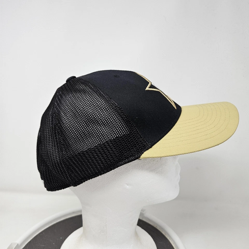 Gorra ajustada Vanderbilt Commodores para hombre L/XL negra fútbol universitario Adidas Foto 3 de 4