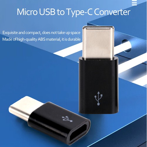 2x Micro USB To TypeC OTG Adapter Syncing Data Transfer And Charging Adapter NEW - Afbeelding 3 van 12