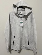 Nike Tech Fleece Windrunner Hoodie Light Grey FB8338-013 Women's XL New