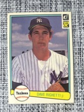 1982 Donruss Baseball / Dave Righetti RC #73