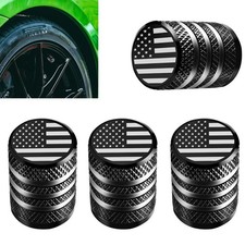 4x Ventilkappen Ventildeckel USA Amerika Flagge | Reifen Pkw Auto Motorrad | NEU