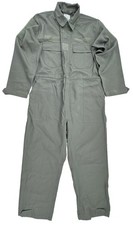 Army Coveralls Utility Large Olive Drab Green 3/4 Zip Military New With Stain