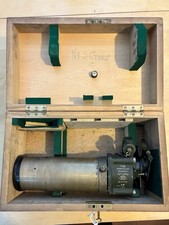 WW2 7x50 MONOCULAR GUNSIGHT ROSS LONDON British Army 1939-45 IN ITS ORIGINAL BOX