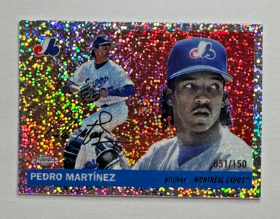 2025 Topps Chrome Platinum Anniversary Pedro Martinez Speckle Refractor /150