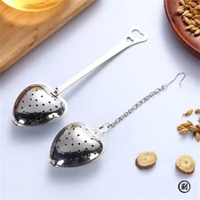 Heart Shaped Stainless Steel Tea Strainer Fine Mesh Infuser Tea Maker