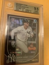 2025 Bowman Chrome Baseball #99 AARON JUDGE BURGANDY REFRACTOR 100/275 Mega Box 