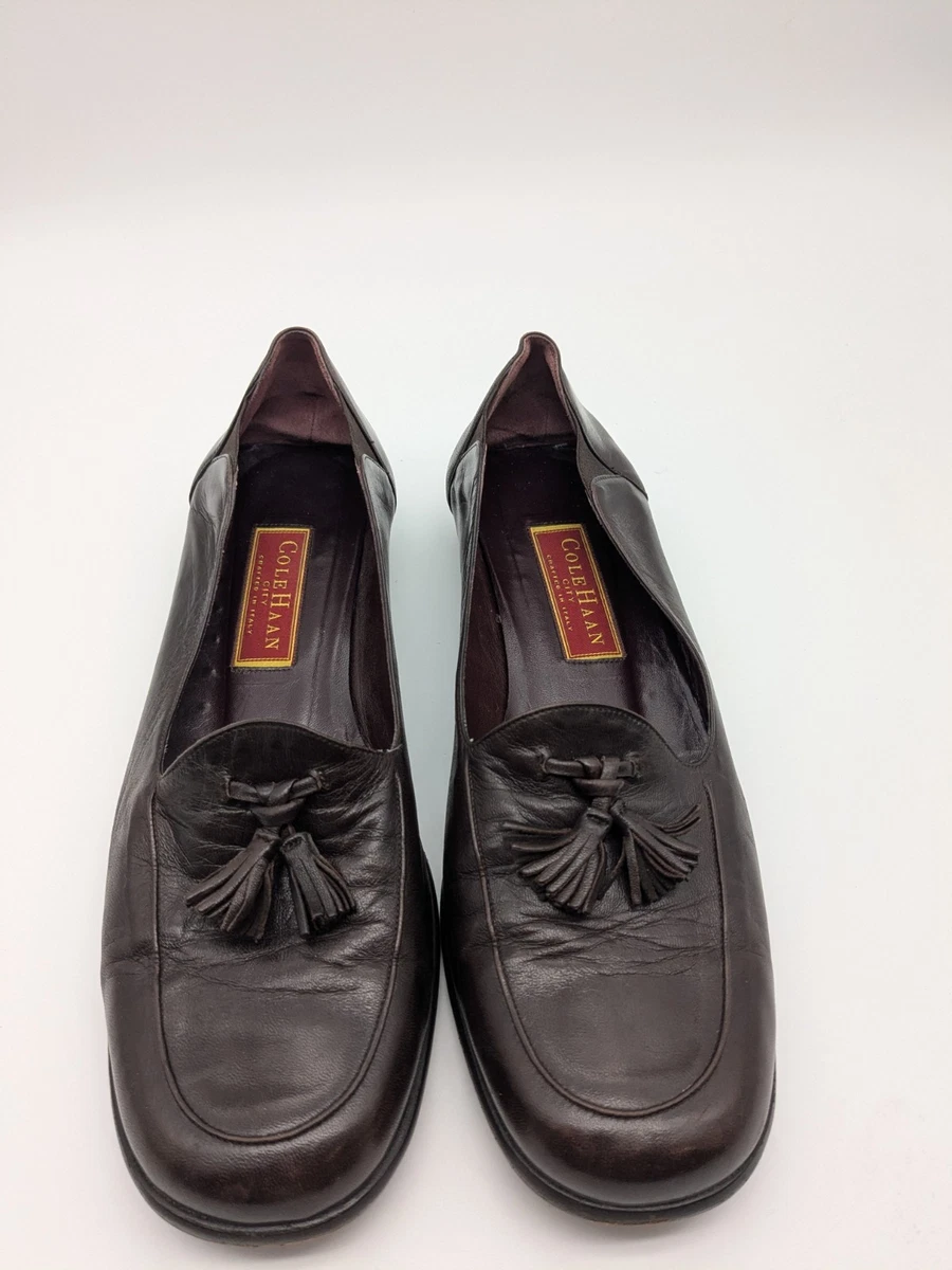 Mocassins Femme Cole Haan Country - Marron, Taille 7.5 B (M) - Avec Glands - Très Bon état