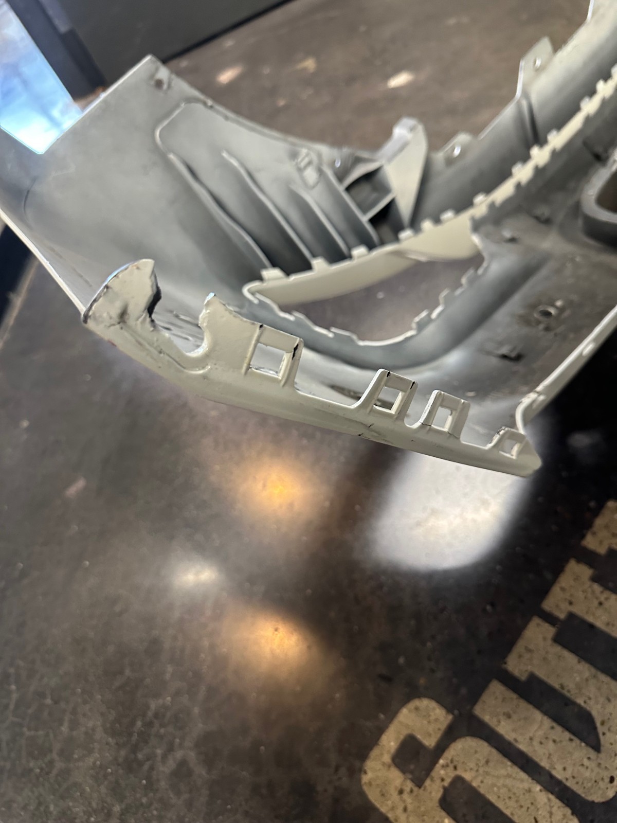 2015 Maserati Ghibli, Front Bumper Cover Prior Repair Damaged Used P/N 673001801