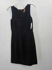 Pre-Owned Tory Burch Black Size 2 Knee Length Sleeveless Dress
