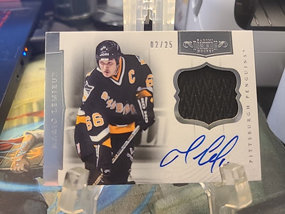 2011-12 Panini Dominion Mario Lemieux Base Auto Patches 2/25 HOF!