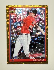 2026 Topps Series 1 /50 C.J. Kayfus RC GOLD CRACKLE T91-90 Guardians