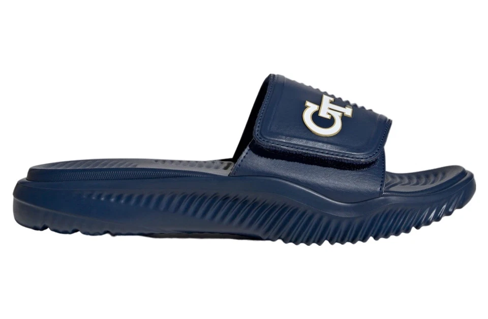 Georgia Tech Adidas Men's 8 Alphabounce 2.0 Slides Flip Flop JI2519 New Nib - Image 2 of 4
