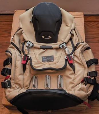 Rare Oakley Kitchen Sink Backpack Khaki Tactical Field Gear Pack Bug Out Bag
