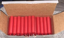 4  Red Candles Box Of 43. Missing 5 Candles