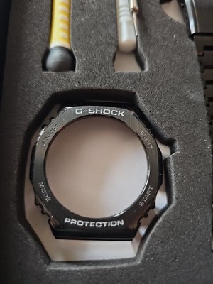 Casio G-SHOCK GA-B2100 Edelstahl Mod Kit Schwarz Top Mit Logo Casioak