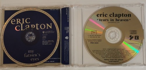 ERIC CLAPTON 2 x MAXI CD (PROMO) MY FATHER'S EYES / TEARS IN HEAVEN - Bild 2 von 2
