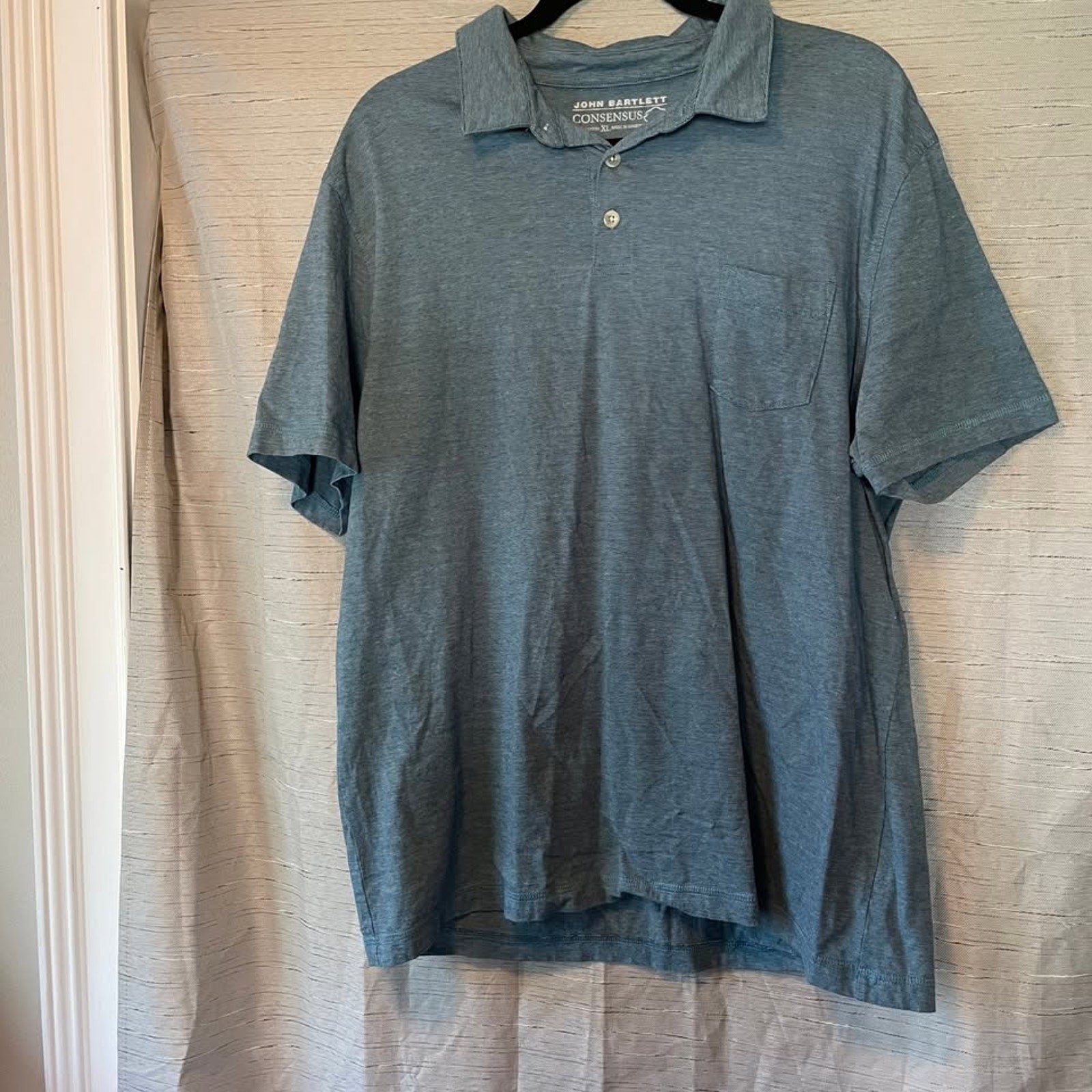 John Bartlett "Consensus" Turquoise w/ Micro-Stri… - image 1