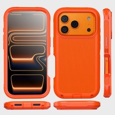 For iPhone 17 Pro Max/17 Pro Phone Case Heavy Duty Shockproof Protective Cover