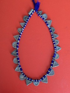 Strand Vintage/Antique Traditional Ethiopia Handmade Silver Prayer Telsum Beads