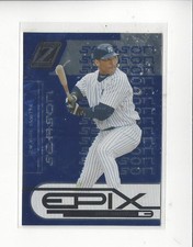2005 Zenith Epix Blue Season #8 Gary Sheffield Yankees /250 
