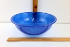 Vintage PYREX Clear Bottom 4.0 Liter BLUE MIXING BOWL #326