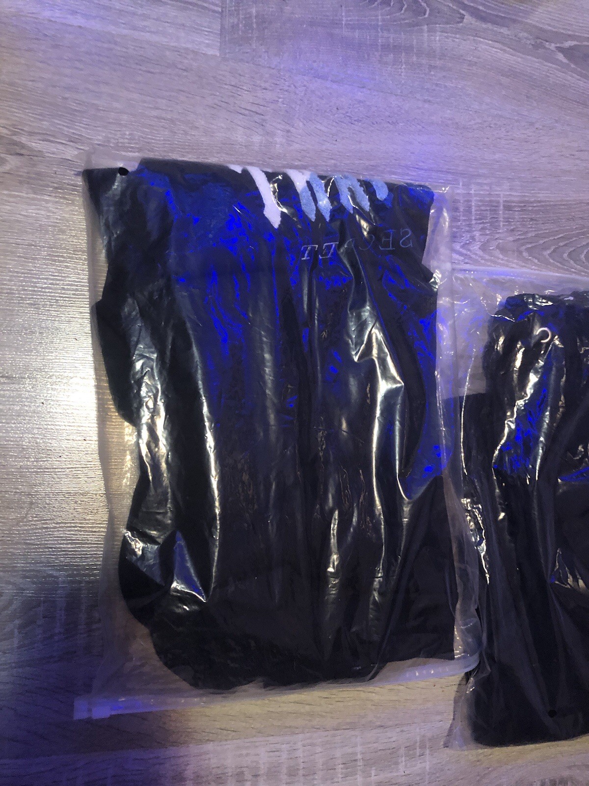 TRAPSTAR DECODED CHENILLE HOODED TRACKSUIT - BLACK ICE, SIZE MEDIUM image 3