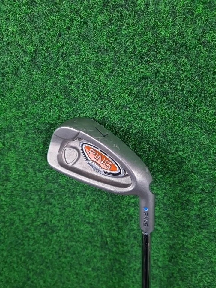 PING i10 7-Eisen - Herren (Stahl, 37 Zoll, Rechts, Stiff, Blue Dot)