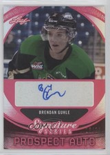 2015 Leaf Signature Series Prospect Red /25 Brendan Guhle #SP-BG1 Auto 2d8