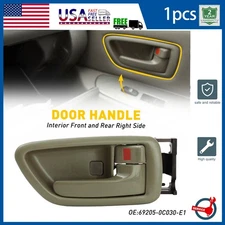 Interior Door Handle Bezel Passenger Side Front or Rear New for Tundra Sequoia K