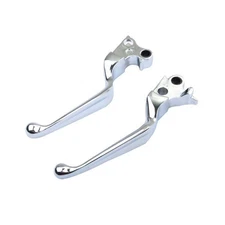 Chrome Hand Levers, Brake & Clutch, Fit For Harley 1996-2006