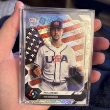 Paul Skenes 2026 Topps World Baseball Classic WBC Logo Parallel SSP 