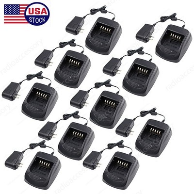 10X KSC-32 Rapid Charger For Kenwood TK5210 TK5310 TK5410 TK5320 TK5220 Radio