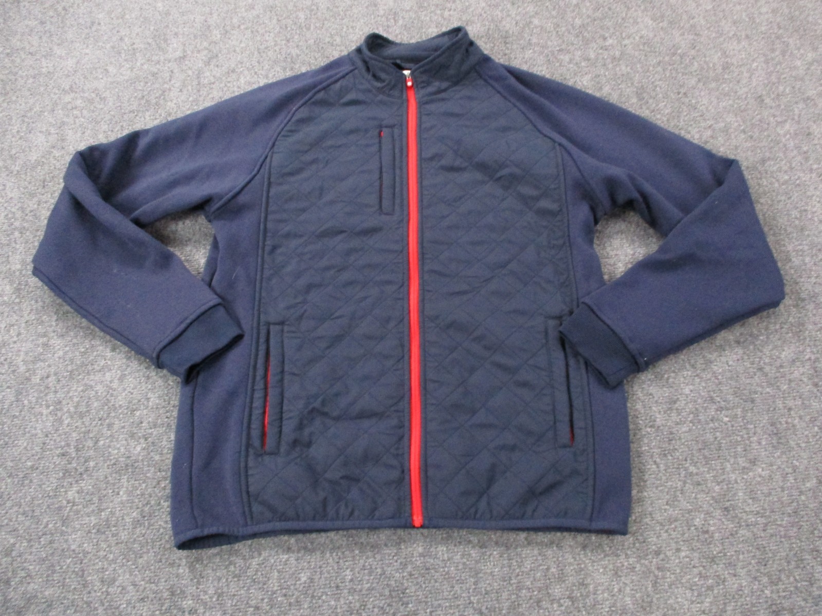Footjoy Jacket Mens M Navy Blue Golf Performance Casual Outdoors Hiking Active