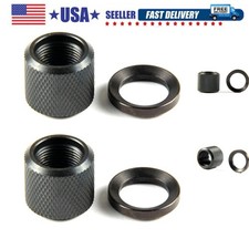 2PACK All Steel Thread Protector 1/2-28 TPI w/Crush Wahser