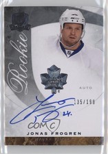 2008-09 Upper Deck The Cup Rookie 135/199 Jonas Frogren #75 Auto 0bz8