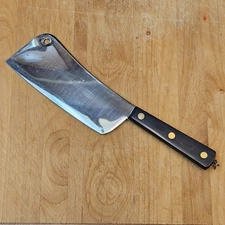 Vintage Sabatier Professional 7" Meat Cleaver Stainless France