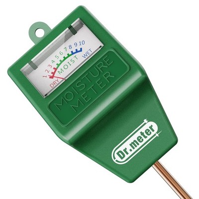 Dr.meter Soil Moisture Meter, Plant Water Meter for Garden Lawn 1 Pack, Green