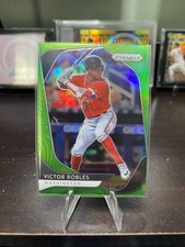 2020 Panini Prizm - Tier II Victor Robles #182 Lime Green Prizm 069/125
