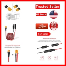 10AWG 10FT XT60 Solar Cable - Waterproof Connector for Safe Power Solutions