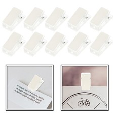 30 Pcs Name Cards Clip Self Adhesive Tapestry Wall Clips Dots