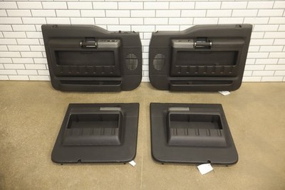 2012 Ford F-250 Super Duty Crew Cab Door Trim Panel Set Crew Cab
