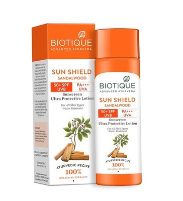 Biotique Sandalwood Sunscreen SPF 50+ Lotion 190ml   Water Resistant