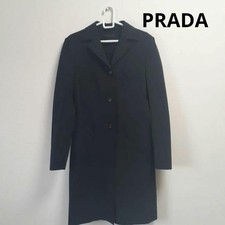 USED PRICE REDUCED    PRADA COAT DRESS BLACK GOOD