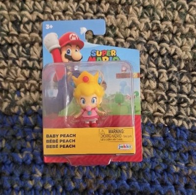 2024 Jakks Pacific World of Nintendo Super Mario Baby Peach 2.5'' Figure