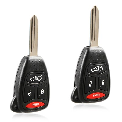 2 Key Fob Remote for 2005 2006 2007 2008 2009 2010 Chrysler Dodge Jeep KOBDT04A