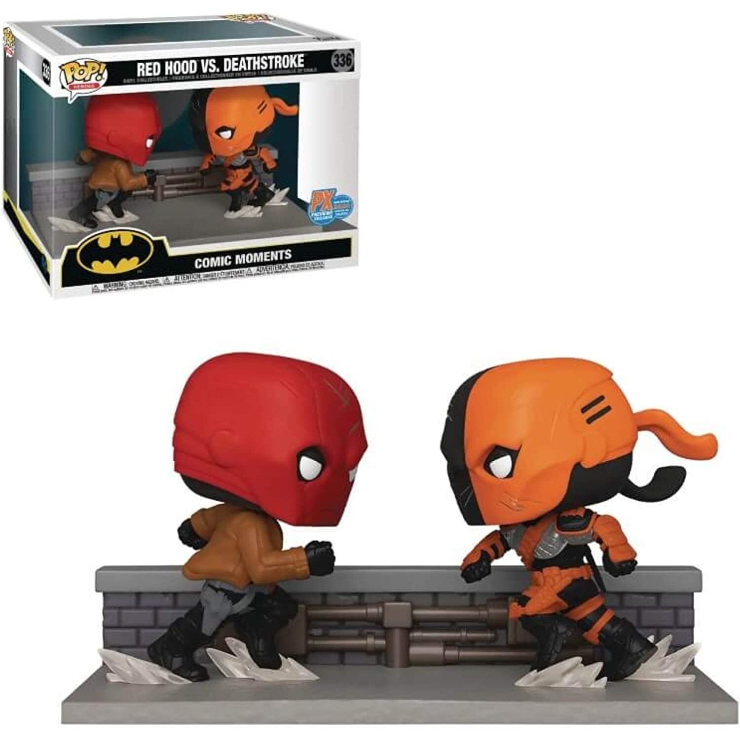 Comic Moment Dc Red Hood Vs Deathstroke Funko Pop Vinyl Figure