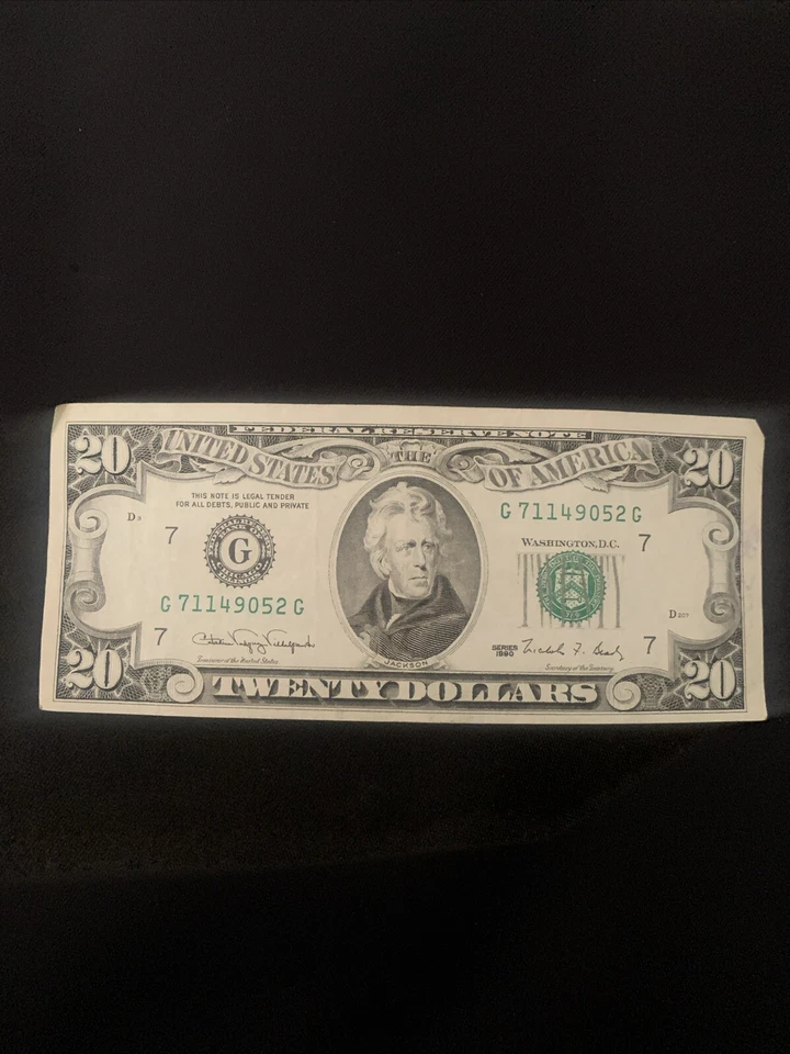 1990 series 20 dollar bill  - Image 2 of 3